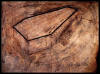 "Plan for My Coffin with Insect-Passage-Pipe for Food Removal" 1995, oil on gessoed paper, 60-1/2" x 80"