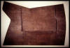 "Arck" 1977, sprayed steel on canvas, rusted, 96" x 130" x 14" (Coll: Norton Museum, West Palm Beach, Florida)