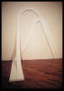 "Overlap" 1976, acrylic on canvas over wood armature, 84" x 82-1/2" x 61" (Coll: Mint Museum, Charlotte, NC)