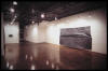"Un/Structure No. 9" 1977, sprayed molten steel on canvas, 8' x 16' x 14-1/4"