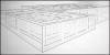 “Cage in a Cage in a Cage in a Cage/Twice” 2008, pencil & ink on paper, 27” x 50”