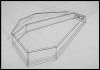 "Plan for My Coffin with Scale Included to Check Rate of Deterioration" 1981, pencil and ink on paper, 22-1/2" x 30"