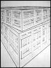 “Stacked Cages” 2008, pencil & ink on paper, 30 1/8” x 22 1/2”